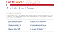 Desktop Screenshot of localsolver.com