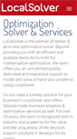 Mobile Screenshot of localsolver.com